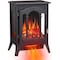 Edendirect 16.54'' 5100-BTU Black Metal Infrared Quartz Electric Stove 5220 - alternate 1